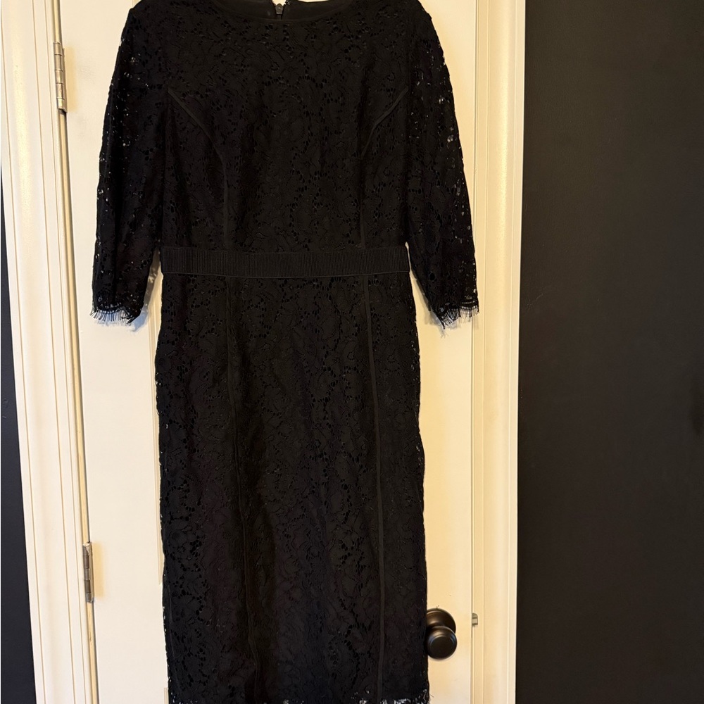 Elegant Black Lace Dress